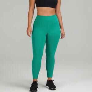 Lululemon contour fit wundertrain 6 25” Maldives green